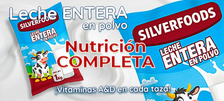 Nutrición Completa - Leche entera en polvo Silver Foods