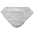 Pañal de canastilla rosado letra corrida